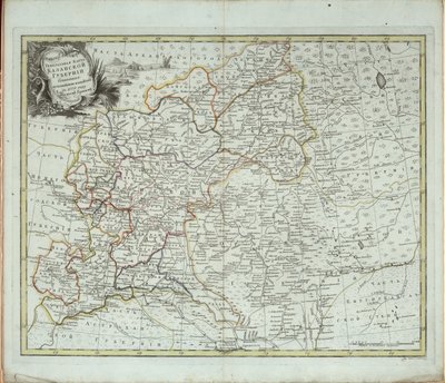 कज़ान प्रान्त का सामान्य मानचित्र, 1779। द्वारा चेर्नोइस