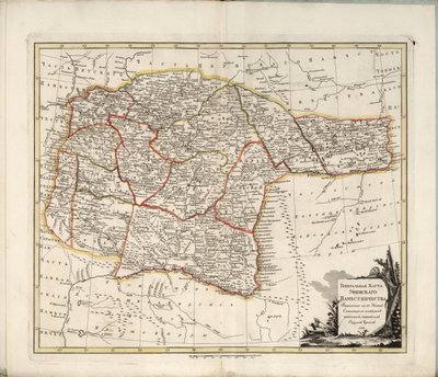 ऊफ़ा गवर्नरेट का सामान्य मानचित्र, 1791। द्वारा चेर्नोइस