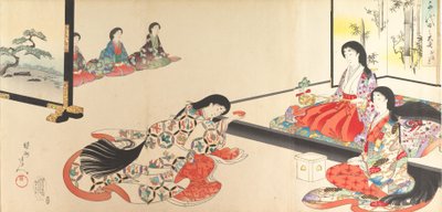 महिलाओं का चियोदा कैसल एल्बम, 1895., 1895। द्वारा चिकानोबु योशु