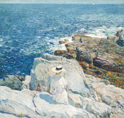 द साउथ लेडिज़, अपलेडॉर, 1913 द्वारा Childe Hassam