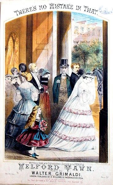 इसमें कोई गलती नहीं है, एक संगीत कवर, c.1860 (लिथो) द्वारा बच्चे और हैरिस
