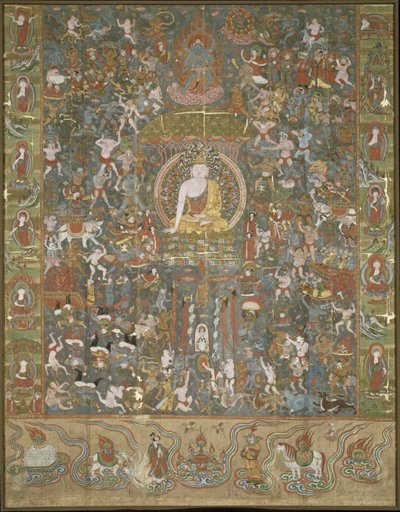 शाक्यमुनि बुद्ध, प्रारंभिक 10वीं शताब्दी। द्वारा चीनी मास्टर।
