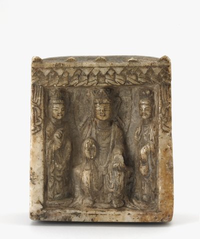 चार-तरफा लघु स्टेल, संभवतः पश्चिमी वी राजवंश, c.550 द्वारा Chinese School