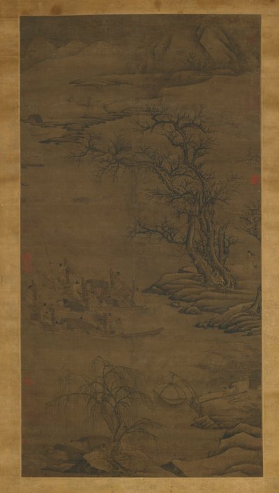 मछली पकड़ने का आनंद, मिंग राजवंश द्वारा Chinese School