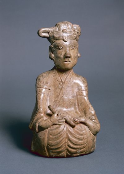 बैठा आंकड़ा, पश्चिमी जिन, 265-316 (ग्रीनवेयर) द्वारा Chinese School