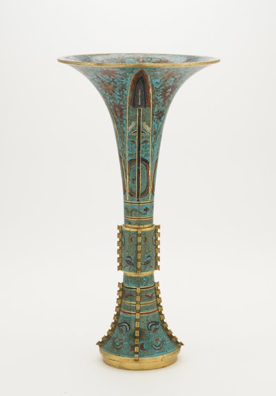 गुलदस्ते का आकार एक पुरातन रक्षक की तरह, 1662-1722 द्वारा चीनी स्कूल