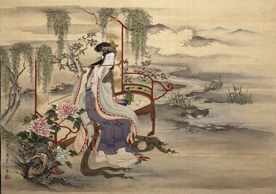 चीनी सुंदरी यांग गुइफेई, सीए 1810-1815। द्वारा चौबुनसाई ईसीआई