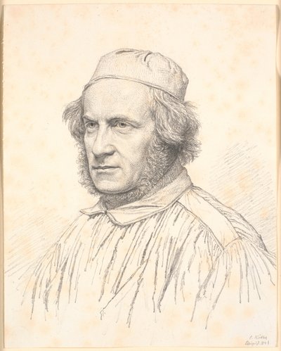 एचडब्ल्यूबिसेन का पोर्ट्रेट (1798-1868) द्वारा क्रिस्टन कोर्के