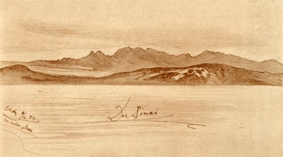 सिनाई, मिस्र, 1898। द्वारा क्रिश्चियन विल्हेम एलर्स
