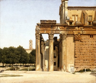 रोम, 1814 के माध्यम से देखें द्वारा क्रिस्टोफर विल्हेम एकर्सबर्ग
