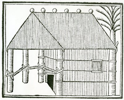 1547 के &39;जनरल हिस्ट्री ऑफ द इंडीज&39; से एक भारतीय आदत द्वारा क्रिस्टोफर कोलंबस
