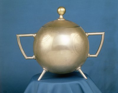 हिंग वाले कवर (इलेक्ट्रोप्लेट) के साथ दो संभाला कटोरा द्वारा क्रिस्टोफर ड्रेसर