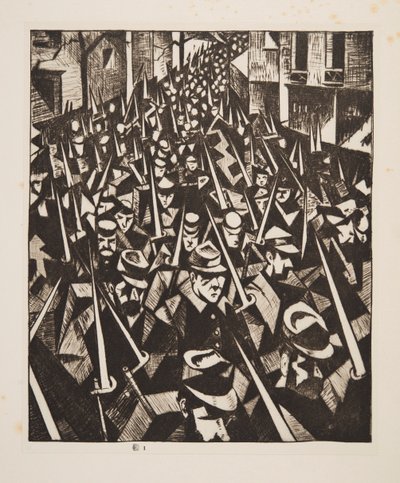 ए डॉन, 1914, पब। 1915. द्वारा क्रिस्टोफर रिचर्ड विने नेविन्सन