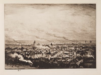 लंदन से पार्लियामेंट हिल, पब। 1923. द्वारा क्रिस्टोफर रिचर्ड विने नेविन्सन