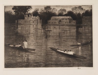 रविवार की शाम, पब। 1926. द्वारा क्रिस्टोफर रिचर्ड विने नेविन्सन