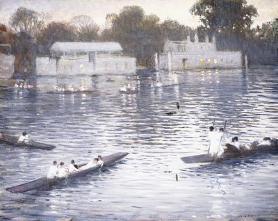 संडे इवनिंग, पुंट्स ऑन थेम्स पर 1924 द्वारा क्रिस्टोफर रिचर्ड विने नेविन्सन