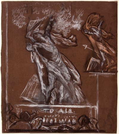 एक युद्ध स्मारक के लिए चित्र अध्ययन, c1920। द्वारा क्रिस्टोफर विलियम्स