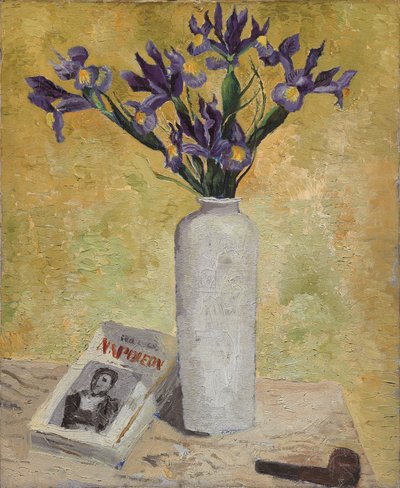Iris in a Tall Vase द्वारा क्रिस्टोफर वुड