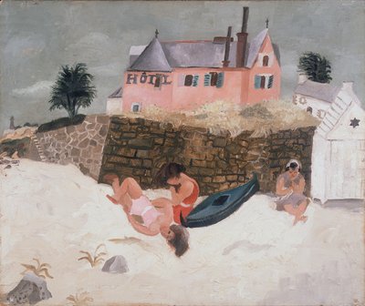 द बीच होटल, टाइ-मैड, ट्रेबौल, 1930 द्वारा Christopher Wood