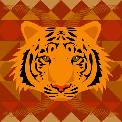 एज़्टेक टाइगर द्वारा क्लेयर हंटले