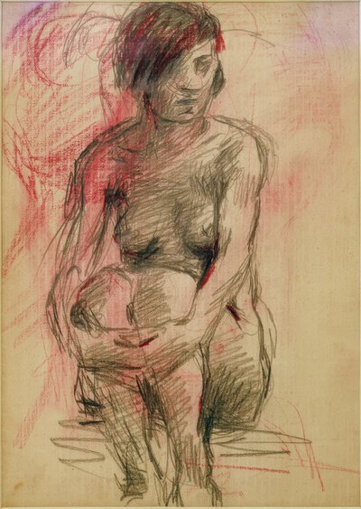 महिला नग्न बैठी द्वारा Clara Siewert