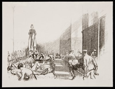 इंग्लैंड में अस्पताल में, 1917 द्वारा क्लाउड एलन शेपर्सन