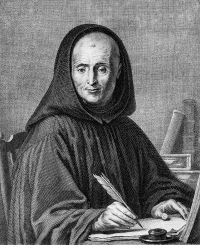 एलेक्स मैबीलॉन का पोर्ट्रेट (1632-1707) एलेक्सिस लोइर (1640-1713) द्वारा उकेरा गया द्वारा क्लाउड गाय हाले