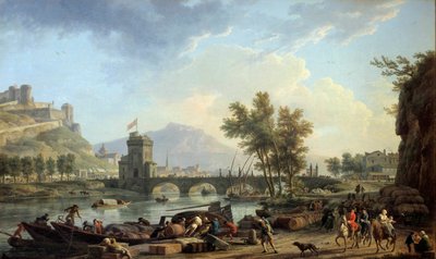 1774 में एक ड्रिल के दृष्टिकोण जोसेफ वर्नेट द्वारा पेंटिंग (1714-1789) 1774 मंद। 0,97x1,62 मीटर मोंटपेलियर, मुसी फैब्रे द्वारा क्लाउड जोसेफ वर्नेट