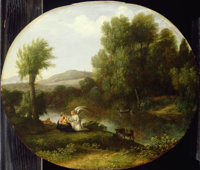 मिस्र में उड़ान पर आराम, 1646 द्वारा क्लाउड लोरेन