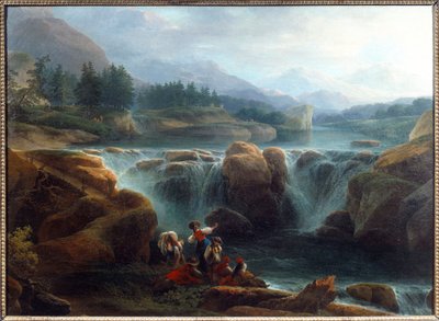 क्लाउड लुई चेटेलेट (1753-1794) 1793 सन द्वारा ला कैस्केड पेंटिंग। 0.92x1.26 मीटर ऑरलियन्स, ललित कला संग्रहालय द्वारा क्लाउड लुइस चैलेट