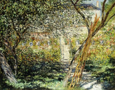 वेटहिल में एक उद्यान; ले जार्डिन डी वेथुइल, 1881 द्वारा Claude Monet