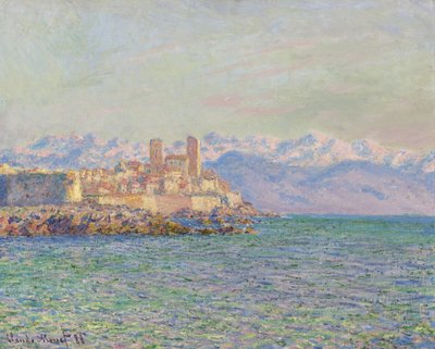 एंटिबेस, द फोर्ट, 1888 द्वारा Claude Monet