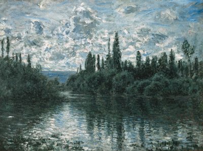 Vétheuil के पास सीन ऑफ आर्म, 1878। द्वारा Claude Monet