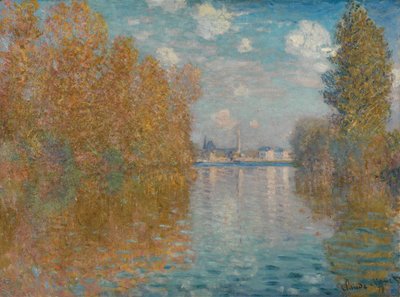 अर्जेंटीनील, 1873 में शरद ऋतु का प्रभाव। द्वारा Claude Monet