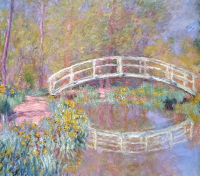 ब्रिज इन मोनेट का गार्डन, 1895-96 द्वारा Claude Monet