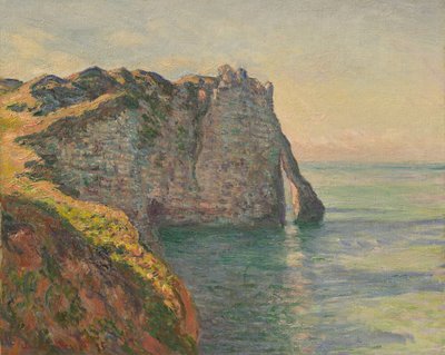 क्लिफ और पोर्टेवल, 1885। द्वारा Claude Monet