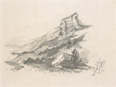 Ste पते पर क्लिफ, 1857 द्वारा क्लाउड मोनेट