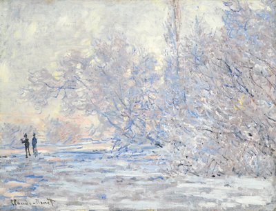 फ्रॉस्ट इन गिवरनी ले गिव्रे ए गिवरनी, 1885 द्वारा Claude Monet