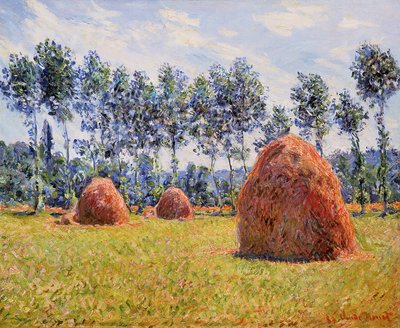 1884 में गिवरनी में हैस्टैक्स द्वारा Claude Monet