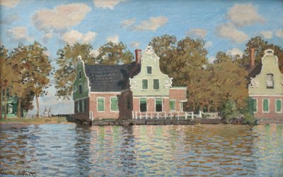 ज़ान नदी के तट पर मकान, 1871-1872 द्वारा Claude Monet