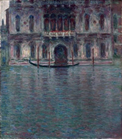 ले पलैस कॉन्टारिनी, वेनिस (पलाज़ो कॉन्टारिनी डेल ज़ाफो, वी द्वारा Claude Monet