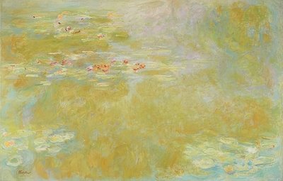 पानी लिली तालाब (डेर सेरोसेन्टिच)। उम 1916 द्वारा Claude Monet