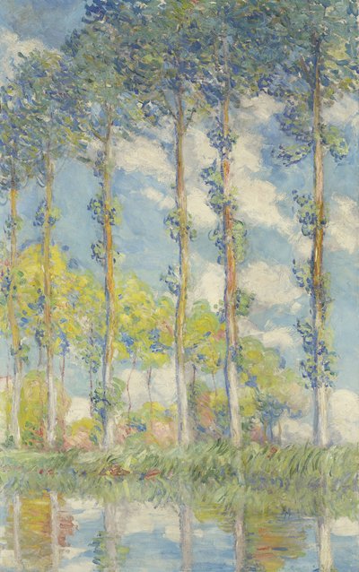द पॉपलर्स, 1891 द्वारा Claude Monet