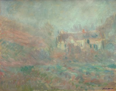Falaise, कोहरे में मकान द्वारा क्लाउड मोनेट