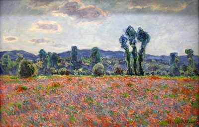 पोपी फील्ड, 1887 द्वारा Claude Monet