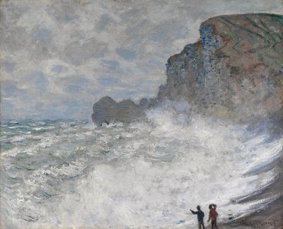 Attretat, 1883 में पर्याप्त मौसम द्वारा क्लाउड मोनेट