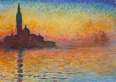 सांझ से सैन जियोर्जियो मैगीगोर द्वारा Claude Monet