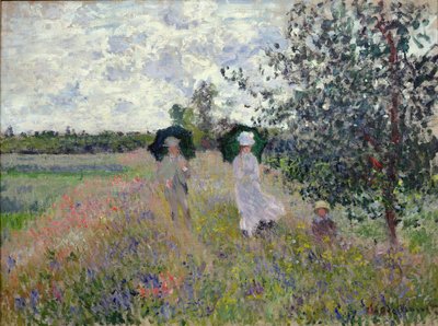 Argenteuil के पास टहलना द्वारा Claude Monet