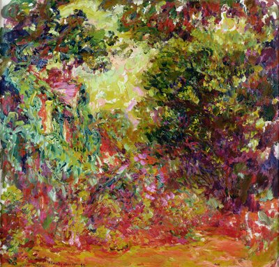 रोज गार्डन से कलाकार घर द्वारा Claude Monet