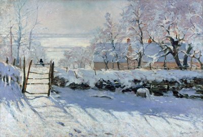 द मैगपाई, 1869 द्वारा Claude Monet